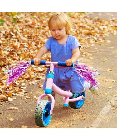 Girls Bike Bell and Streamers - Flower Design Bell with 2 Pack Streamers for Children's Bicycle Accessories - Buy Online on SooperMarket.com