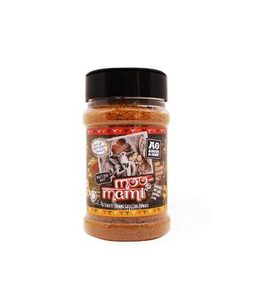 Angus & Oink Moo Mami Ultimate Unami Grilling Powder | Ideal for Steaks & Brisket | Enhances Beef Flavor | Contains Soy Seaweed & Mushroom | Balanced Heat with Chillies | 200g