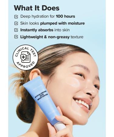 I DEW CARE Hydra Vibes 8-Hyaluronic Acid Moisturizer | Vegan & Cruelty-Free Korean Skin Care for Glass Skin | Hypoallergenic Hydrating Face Cream 50 mL - Buy Online on SooperMarket.com