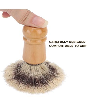 Buy Salon Shaving Brush | Dense Hair & Skin-Friendly Wooden Handle for Men | Ideal for Home Use - International Shipping Available - Buy Online on SooperMarket.com