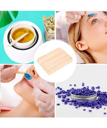 Buy Wooden Wax Spatula Set - 20pcs Square Shape Applicators for Hair Removal - Eco-Friendly Wax Sticks - Buy Online on SooperMarket.com