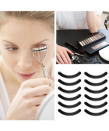 Replacement Silicone Eyelash Curler Refills 30 Piece Eyelash Curler Pad for Universal Eyelash Curler with Clear Storage Box - Buy Online on SooperMarket.com