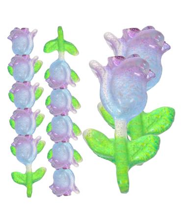 PLAFOPE Femdophilous flower charms jewelry bulk Bralletesfor Women 0.5x1x0.3cm As Shown