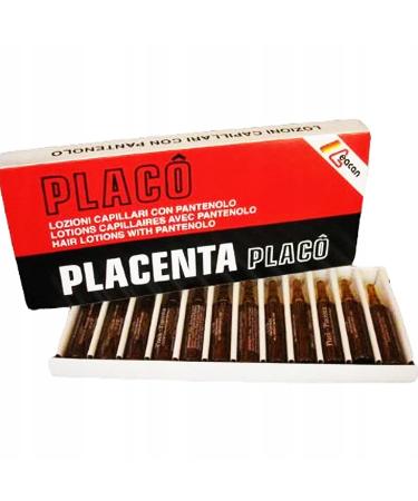 Placenta Placo Intensive Revitalizing Treatment - 12 x 10ml Vials for Hair Loss - Buy Online on SooperMarket.com