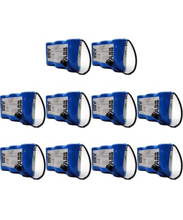 WELLVEUS 10 Pack 3HAC16831-1 Battery for ABB Robot Controller Battery 3HAC16831-1 LS33600 10.8V 17Ah