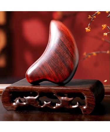 Red Sandalwood Gouache Point Meridian Scrapping Muscle Relaxing Wooden Massager Acupuncture Physical Therapy 1Pcs - Buy Online on SooperMarket.com