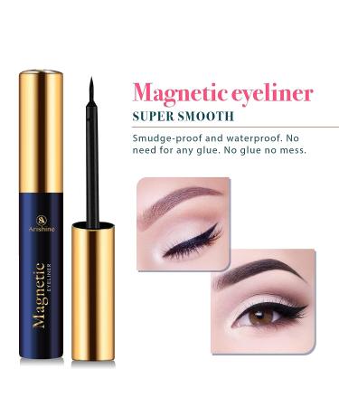 5 Pairs Reusable Magnetic Eyelashes and 2 Tubes of Magnetic Eyeliner Kit  Upgraded 3D Magnetic Eyelashes Kit With Tweezers Inside  Magnetic Eyeliner and Magnetic Eyelash Kit - No Glue Needed - Buy Online on SooperMarket.com