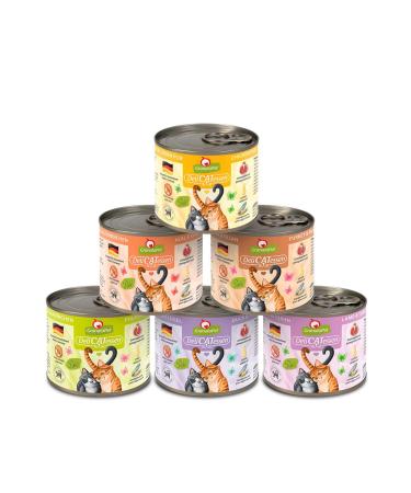 Granapet Delicatessen Multipack 3 Without Fish wet food for cats in a trial package single feed without grain cat food with high meat content & high -quality oils 6 x 200 g multipack (without fish) 1.43 kg (1 Pack)