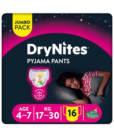Huggies DryNites Girl 4-7 years ( 17-30kg ) x16