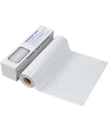JANDJPACKAGING Transfer Tape for Vinyl - 12 x 50 FT w/Blue Alignment Grid for Adhesive Vinyl - Medium Tack Vinyl Transfer Tape for Silhouette Cameo - Buy Online on SooperMarket.com