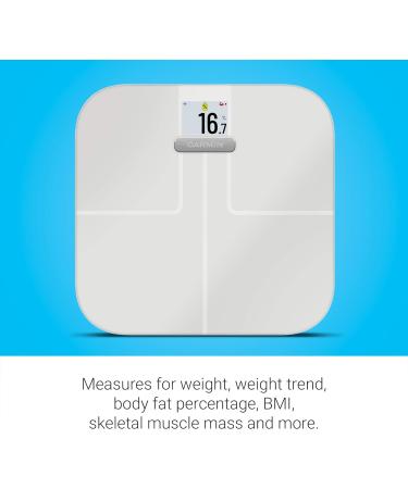Garmin Index S2 Smart Scale - Wireless Body Fat Muscle Bone Mass & Water% Measurement White (010-02294-03) - Buy Online Internationally - Buy Online on SooperMarket.com