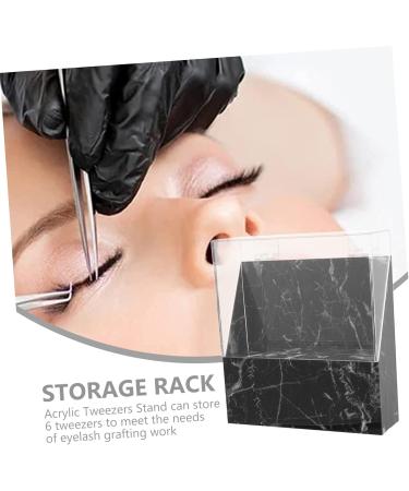 Mikinona Storage Rack Eyelash Stand Beauty Holder Acrylic Rack Eyelash Rack Holder for Display Eyebrow Holder 14.5x4.5cm - Buy Online on SooperMarket.com