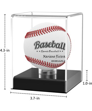 KKU Baseball Display Case - UV Protected Acrylic Holder for Official Size Baseball, Memorabilia Storage - 1 Pack - Buy Online on SooperMarket.com