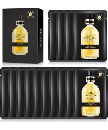 24k Gold Mask Sheet Mask Niacinamide Mask Nourishing & Moisturizing Hyaluronic Acid Mask Skincare For All Skin Types - Buy Online on SooperMarket.com