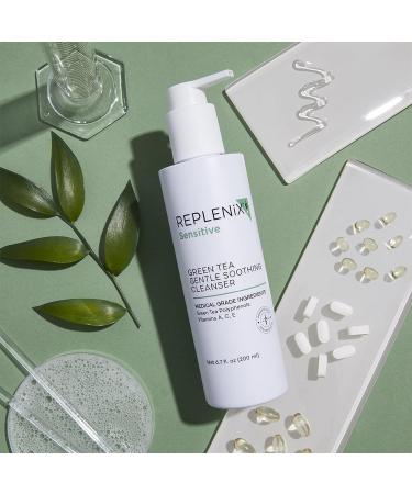 Replenix Green Tea Gentle Soothing Cleanser - 6.7 oz - Sensitive Skin Face Wash - Buy Online on SooperMarket.com