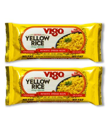 Vigo Authentic Saffron Yellow Rice 10oz - Low Fat, Pack of 2 - Buy Online on SooperMarket.com