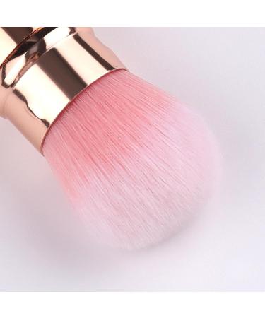 Teksome Portable Makeup Brush Travel Telescopic Cosmetics Brushes - Beginner Friendly Powder Brush for Foundation Sunscreen Bronzing Powder Gold - Buy Online on SooperMarket.com