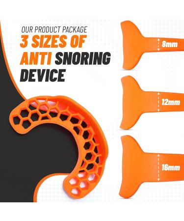 Advanced Stop Snoring Mouthpiece Kit: 3 Sizes Patent-Pending Guard Snore Reduction Technology Comfortable & Safe No Molding Needed - Buy Online on SooperMarket.com