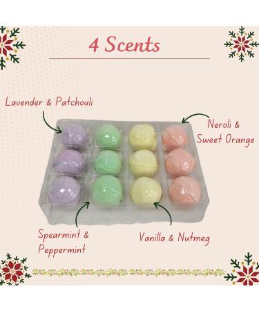 Bath Bomb Advent Calendar 2024-12 Days of Bath Bomb - Christmas Gifts for Women Bath Bombs Gift Set Bath Gift Set Pamper Gifts for Women - Buy Online on SooperMarket.com