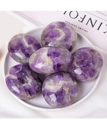 Palm Stone - Polished Rocks Meditation Worry Stone - Polished Energy Crystal Stone Crystal Polished Gemstone for Stress Relief Meditation - Buy Online on SooperMarket.com