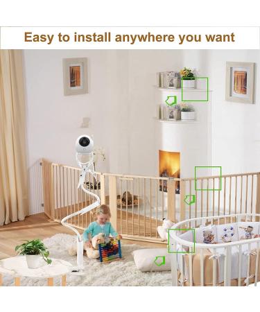 MYPIN Universal Flexible Baby Monitor Holder | Indoor Camera Stand - White - Buy Online on SooperMarket.com