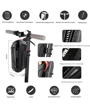 Secure Your Ride: Premium Castle E-Scooter Lock with Silicone Protection & 4L Storage Pocket - Ideal for E-Bikes Bicycles & Motorcycles - Buy Online on SooperMarket.com