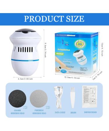 Electric callus remover callus remover foot care device pedicure set foot care callus remover callus remover foot care device with 6 attachments - Buy Online on SooperMarket.com