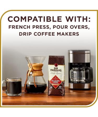 Don Franciscos Family Reserve Vanilla Nut Medium Roast Ground Coffee 340g Bag - Buy Online on SooperMarket.com