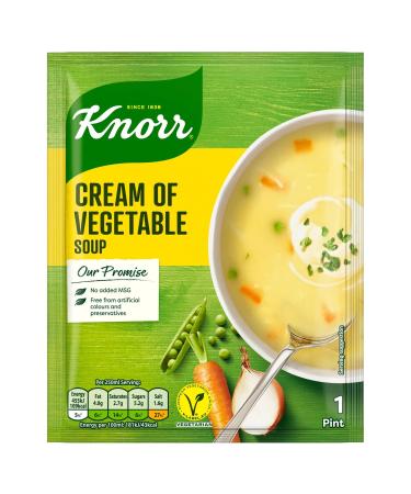 Knorr Cream of Vegetable Soup (44 Grams) Vegetable 44.00 g (Pack of 1)