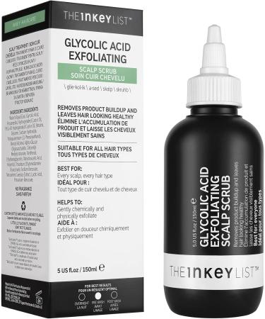 The INKEY List 2% Salicylic Acid Exfoliating Scalp Treatment to Reduce Flakes Itchiness and Control Oiliness 150ml & 7% Glycolic Acid Exfoliating Scalp Scrub to Remove Dead Skin 150ml - Buy Online on SooperMarket.com