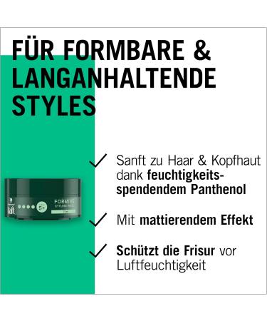 Buy Schwarzkopf Tift Paste Forming 8x75ml - Vegan Hair Styling Paste for Unfinished Looks Gentle on Hair & Scalp - International Shipping Available - Buy Online on SooperMarket.com