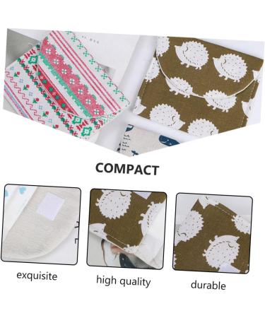 6pcs Healeved Napkin Storage Bag Organizer for Menstrual Pads & Makeup - Cute Purse Pouch - Buy Online on SooperMarket.com
