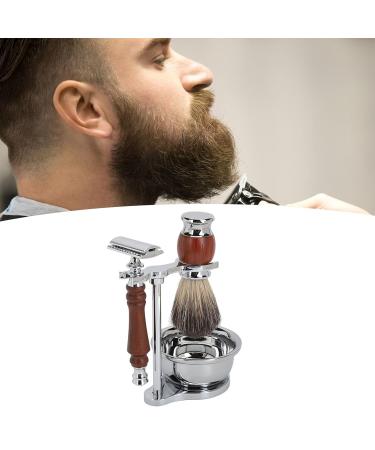 Premium Men's Shaving Set with Wooden Handle | Easy to Clean | Perfect Gift for Him - Buy Online on SooperMarket.com