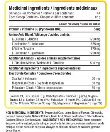 Nutraphase Clean BCAA Vegan-Friendly Gluten-Free Pineapple 44 servings 528 grams - Buy Online on SooperMarket.com