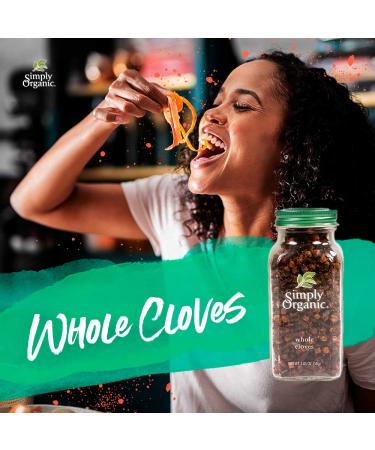 Buy Simply Organic Whole Cloves 2.05 oz | Premium Quality Spices - Buy Online on SooperMarket.com