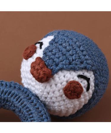 TIAN-K 3pcs Baby Shower Gift Set | Pacifier Chain Wooden Teether & Animal Rattle for Newborns - Buy Online on SooperMarket.com
