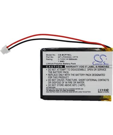 Replacement Battery for iDect M1 M2 X2 X2d X2di X2i - MT LP053040 500mAh/3.7V International Shipping - Buy Online on SooperMarket.com