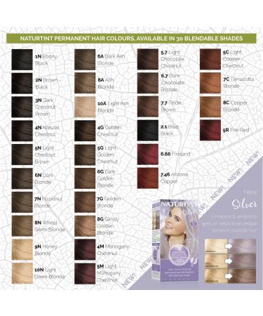 Naturtint Permanent Hair Color 6A Dark Ash Blonde - Ammonia-Free, Vegan, Cruelty-Free | Up to 100% Gray Coverage | Long-Lasting Results - Buy Online on SooperMarket.com