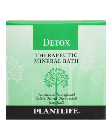 Plantlife Detox Therapy Bath Salts - Straight from The Plant Natural Aromatherapy Bath Salts - Balance  Calm  and Release Tension in The Body - Made in California 3 oz
