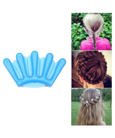 Portable Roller Hair Tool - DIY Bridal Braider Twist Maker in Blue | International Shipping - Buy Online on SooperMarket.com