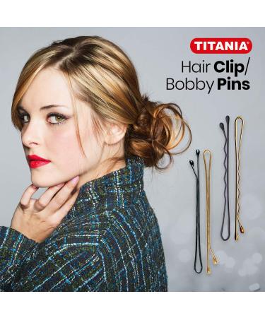 TITANIA Black Hair Clips 7cm - Premium Quality 1 Pack (38g) | Shop Internationally - Buy Online on SooperMarket.com
