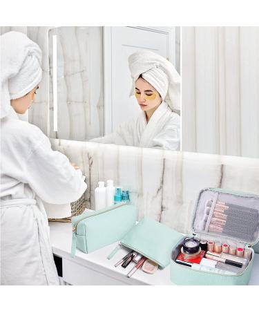 MAGEFY 3 Pcs Portable Waterproof Travel Makeup Bag Set - Green - Buy Online on SooperMarket.com