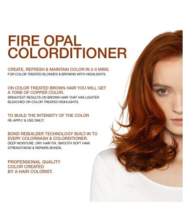 Celeb Luxury Gem Lites Fire Opal Colorditioner - Professional Semi-Permanent Hair Color Depositing Conditioner 8.25 Fl Oz - Buy Online on SooperMarket.com