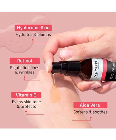 Yeouth Retinol Serum 2 fl oz - Anti-Aging & Skin Renewal - Buy Online on SooperMarket.com