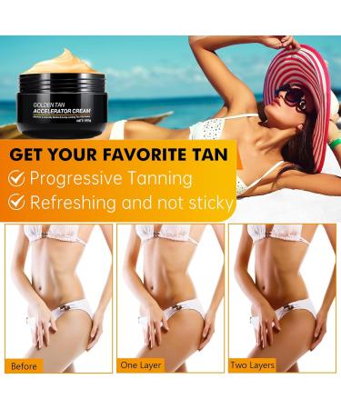 100g Tanning Accelerator Cream | Long-Lasting Rapid Tan for Sun-Beds & Outdoors | Natural Ingredients | 100g (Pack of 1) - Buy Online on SooperMarket.com