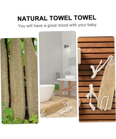 Loofah Bath Towel Scrubber - Exfoliating Bath Sponge & Back Scrubber for Travel - Beige - International Shipping Available - Buy Online on SooperMarket.com