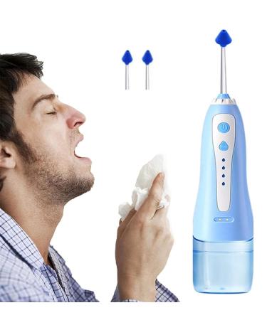 Neti Pot Portable Electric Nose Cleaner Cordless Pulsating Nasal Irrigation Sinus Rinse System Nasal Sinus Rinse for Adult & Kid Sinus & Allergy Relief