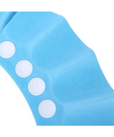 Baby Bathing Hat 6.6in Diameter Kids Shampoo Hat Silicone Ear Shower Hat for Children(Blue) - Buy Online on SooperMarket.com