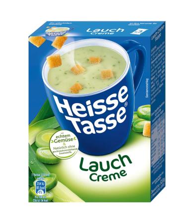Erasco Hot Cup Leek Cream Soup 12-Pack | 36 Bags of 17.66g | International Shipping Available - Buy Online on SooperMarket.com