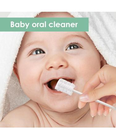 Fivetoo Mouth Cleaner for Newborns - Tongue Cleaner Toothbrush with Paper Handle 30-Piece Travel Set for Home & Outdoors - Buy Online on SooperMarket.com